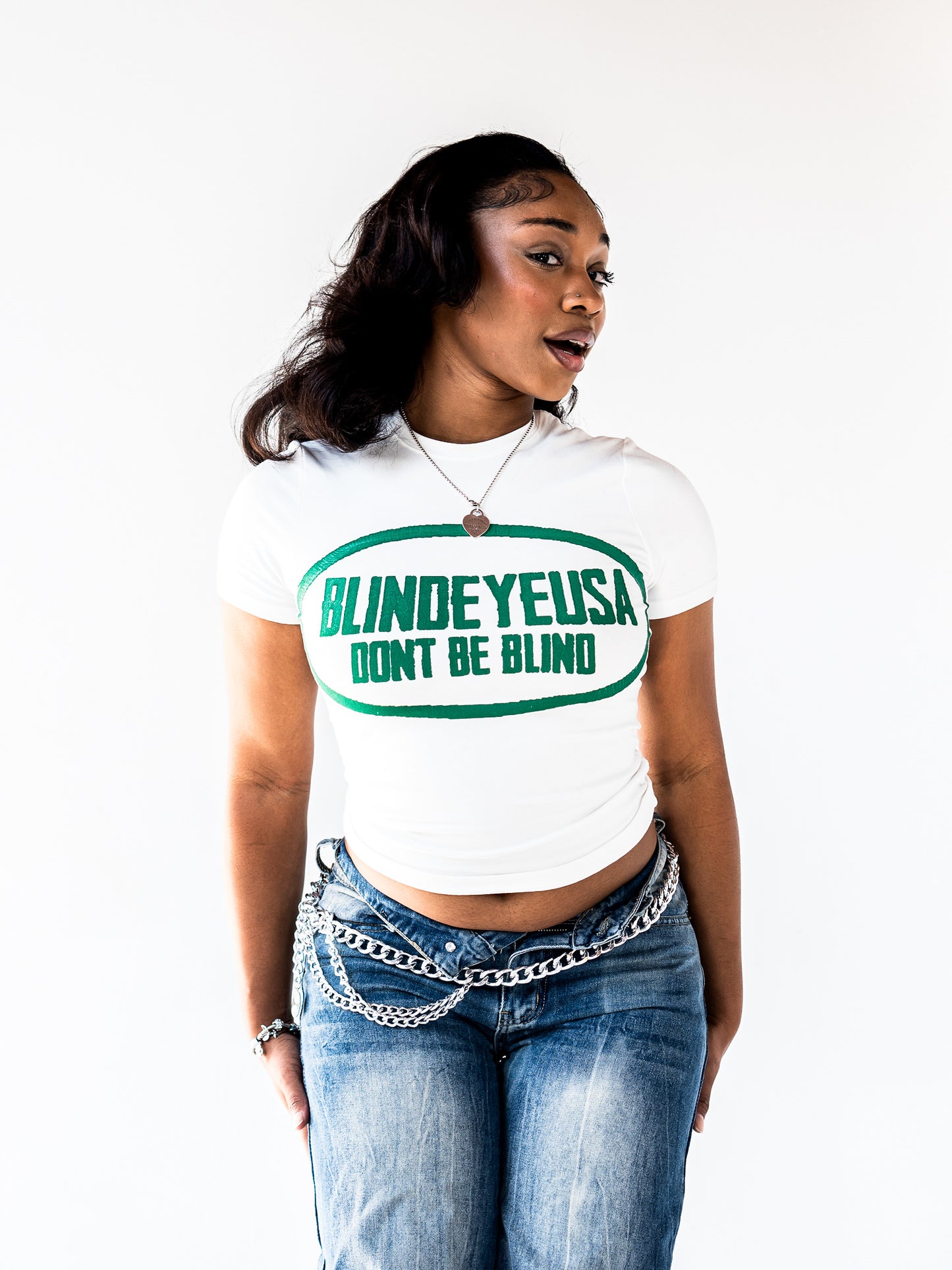 BLINDEYE BODY CON TEE (GREEN)